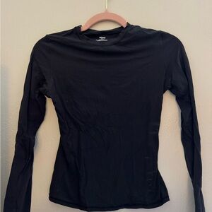 SKIMS Black Long Sleeve Women's Tee